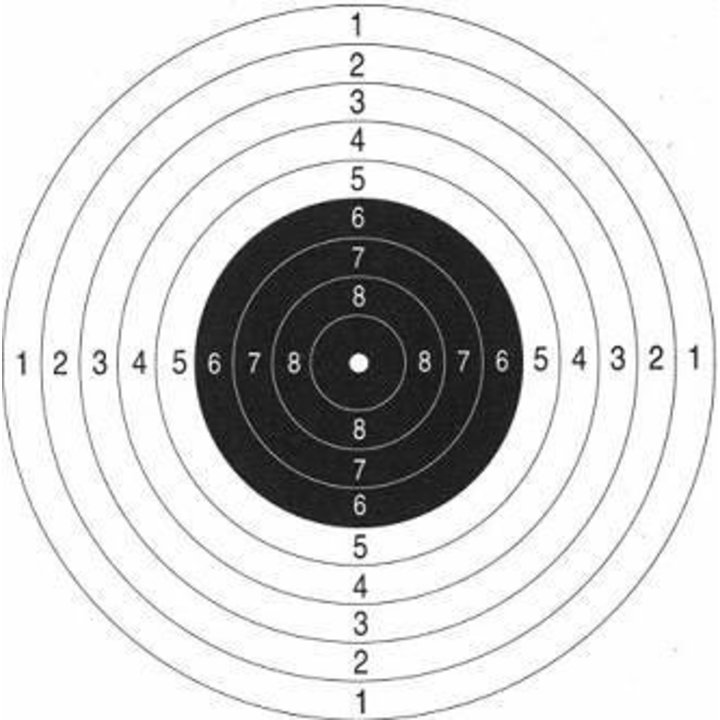 17 X 17 cm Shooting Targets | 25pcs