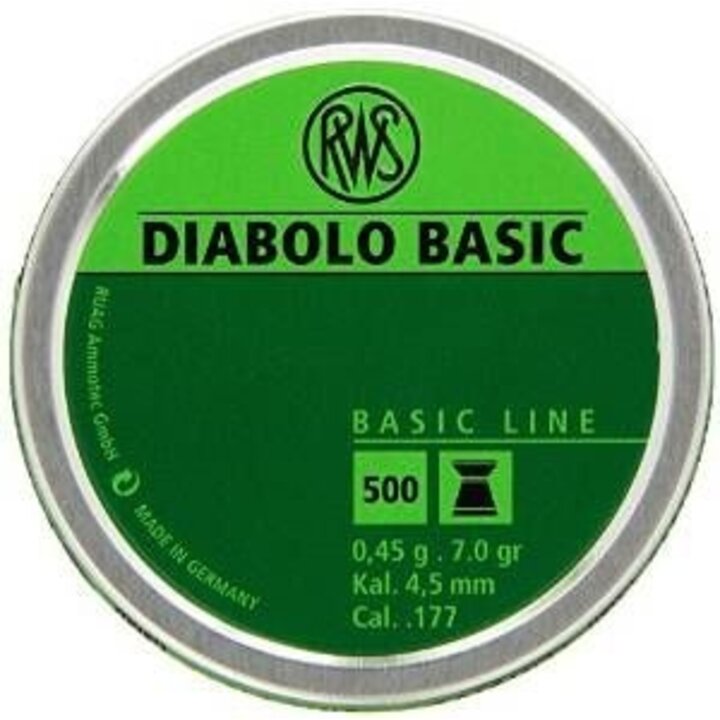RWS Diabolo Basic Line 4.5mm | 7.0 grain