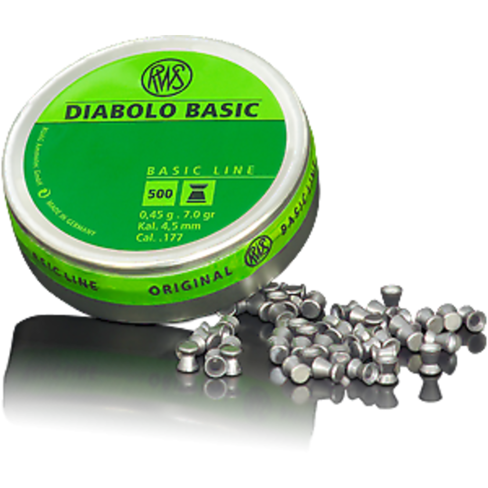 RWS RWS Diabolo Basic Line 4.5mm | 7.0 grain