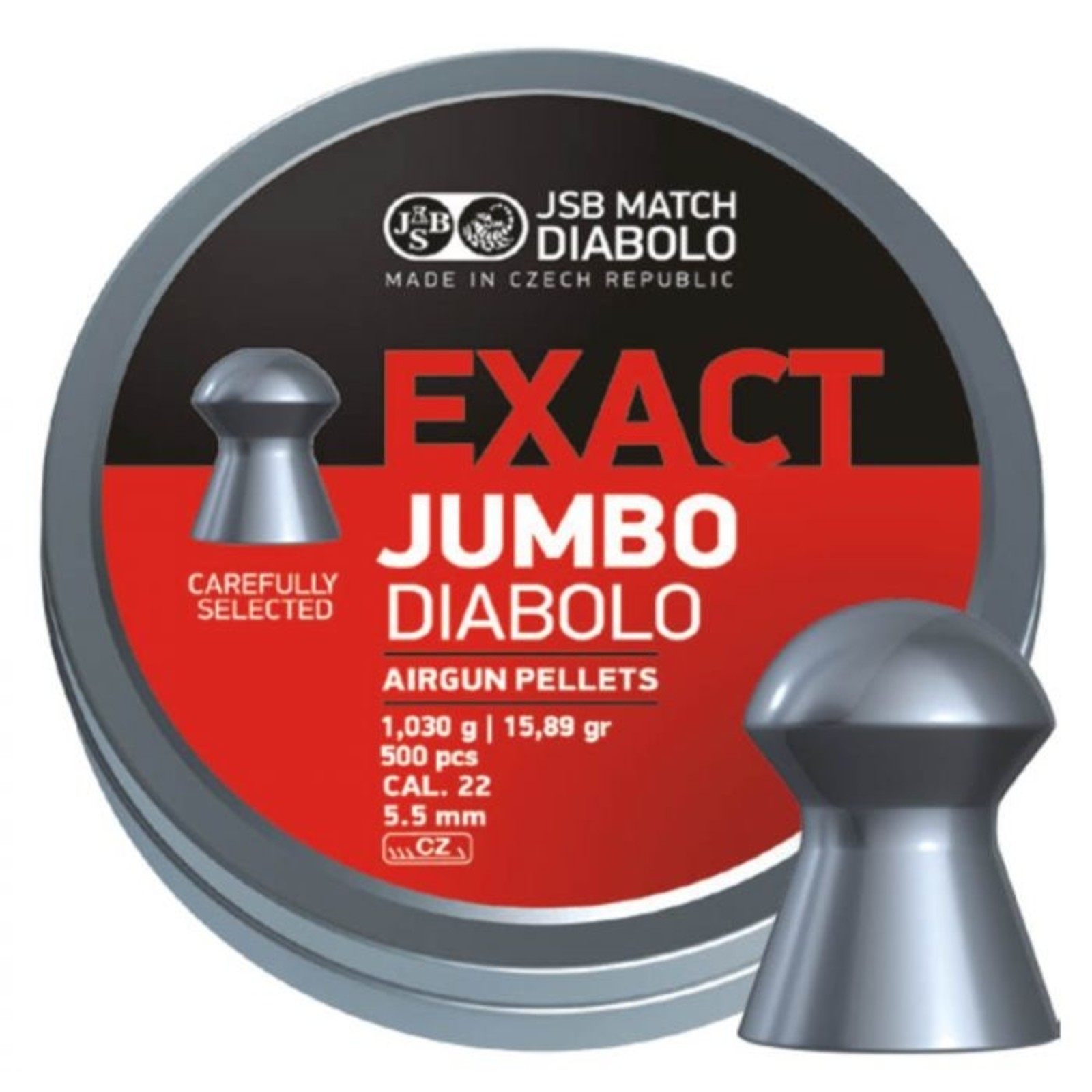 JSB JSB Exact Jumbo 5.5mm | 15.89 grains | 500pcs