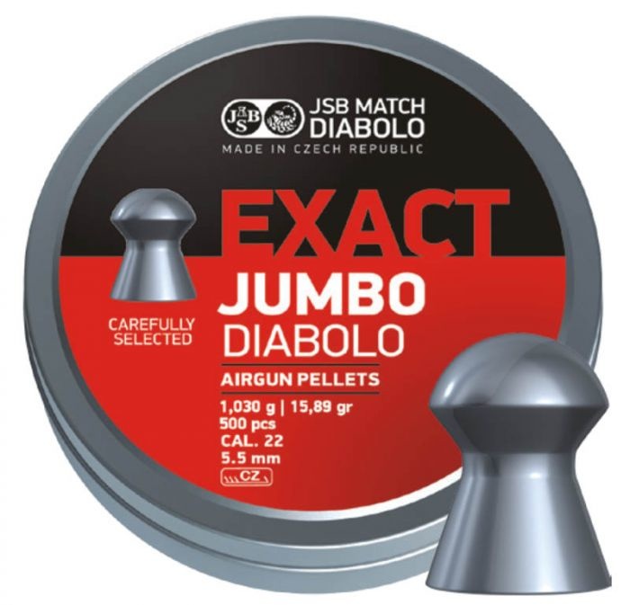 J S B JSB Exact Jumbo Monster Redesigned DEEP 5,52mm 200pcs