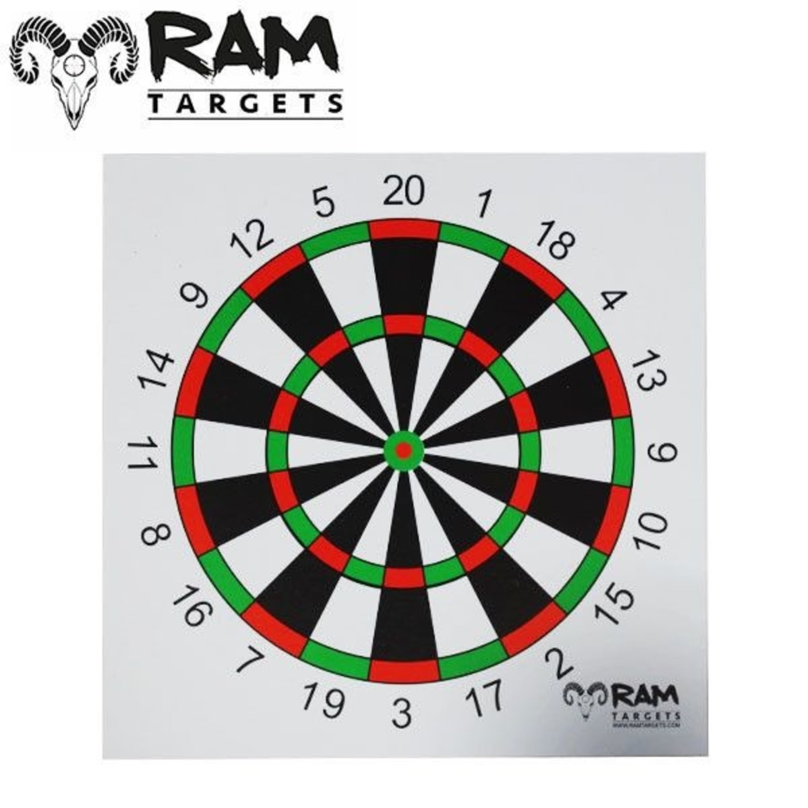 RAM 14 X 14 cm Shooting Targets Dartboard
