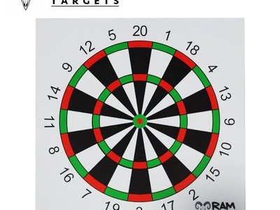 14 x 14 cm shooting targets dartboard airguns europe