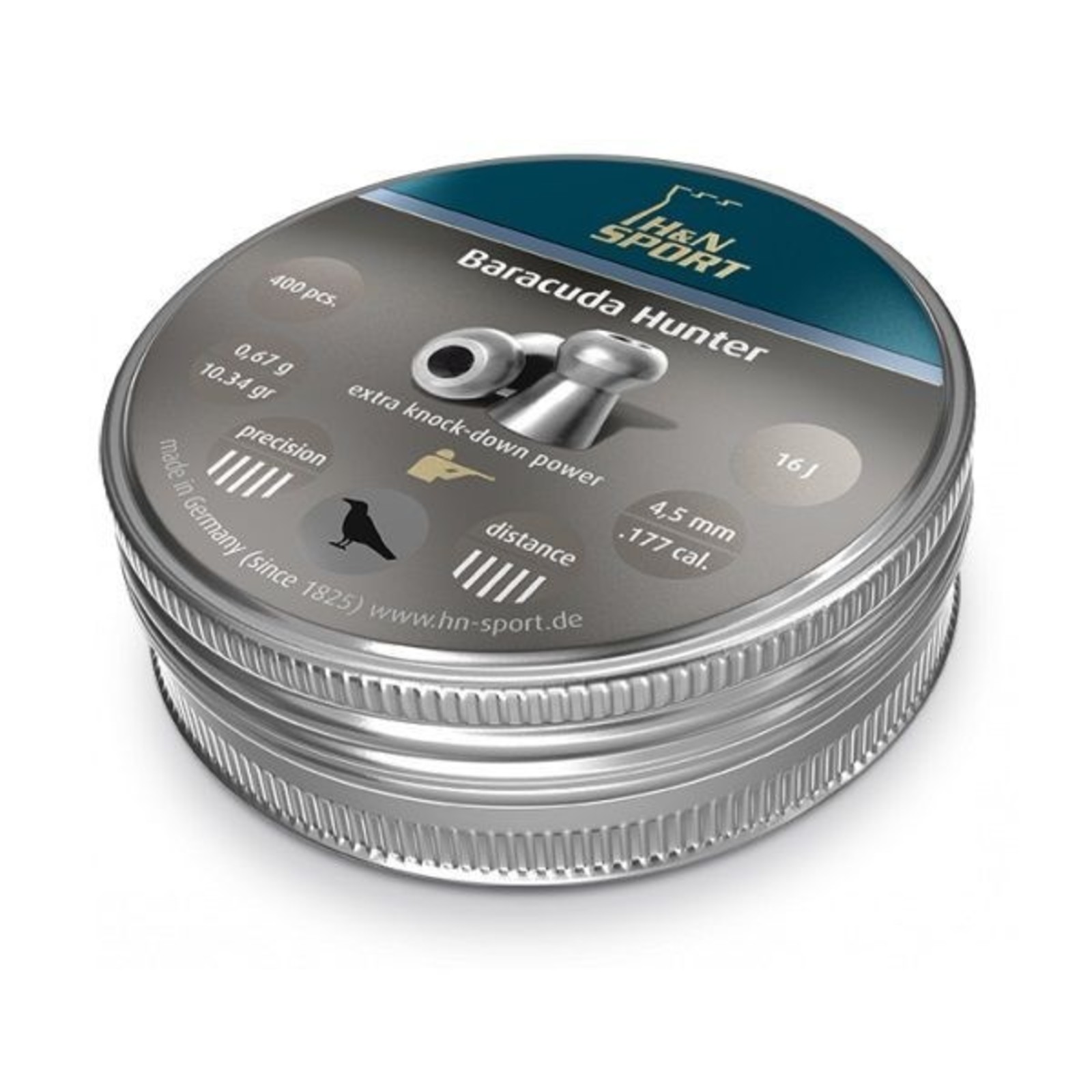 Haendler & Natermann H&N Baracuda Hunter 4.5mm Pellets | 10.34 grains