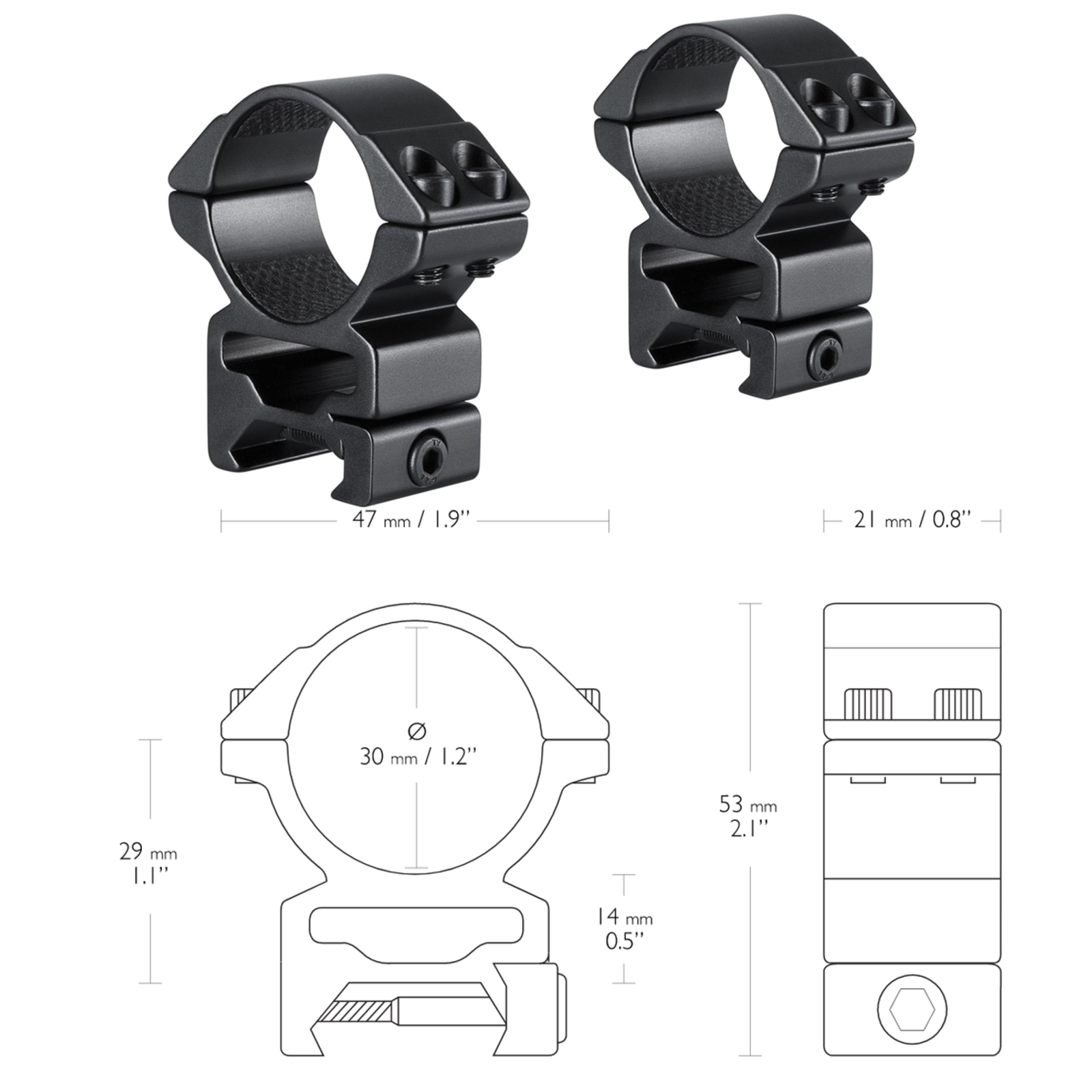 Hawke Hawke Sport Match Scope mounts
