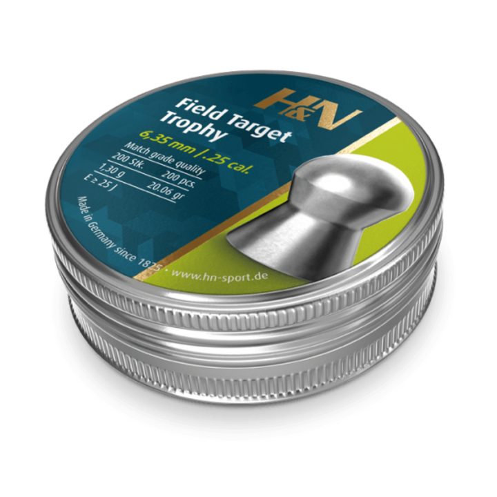 H&N Field Target Trophy 6.35mm (.25) pellets | 20.06 grains