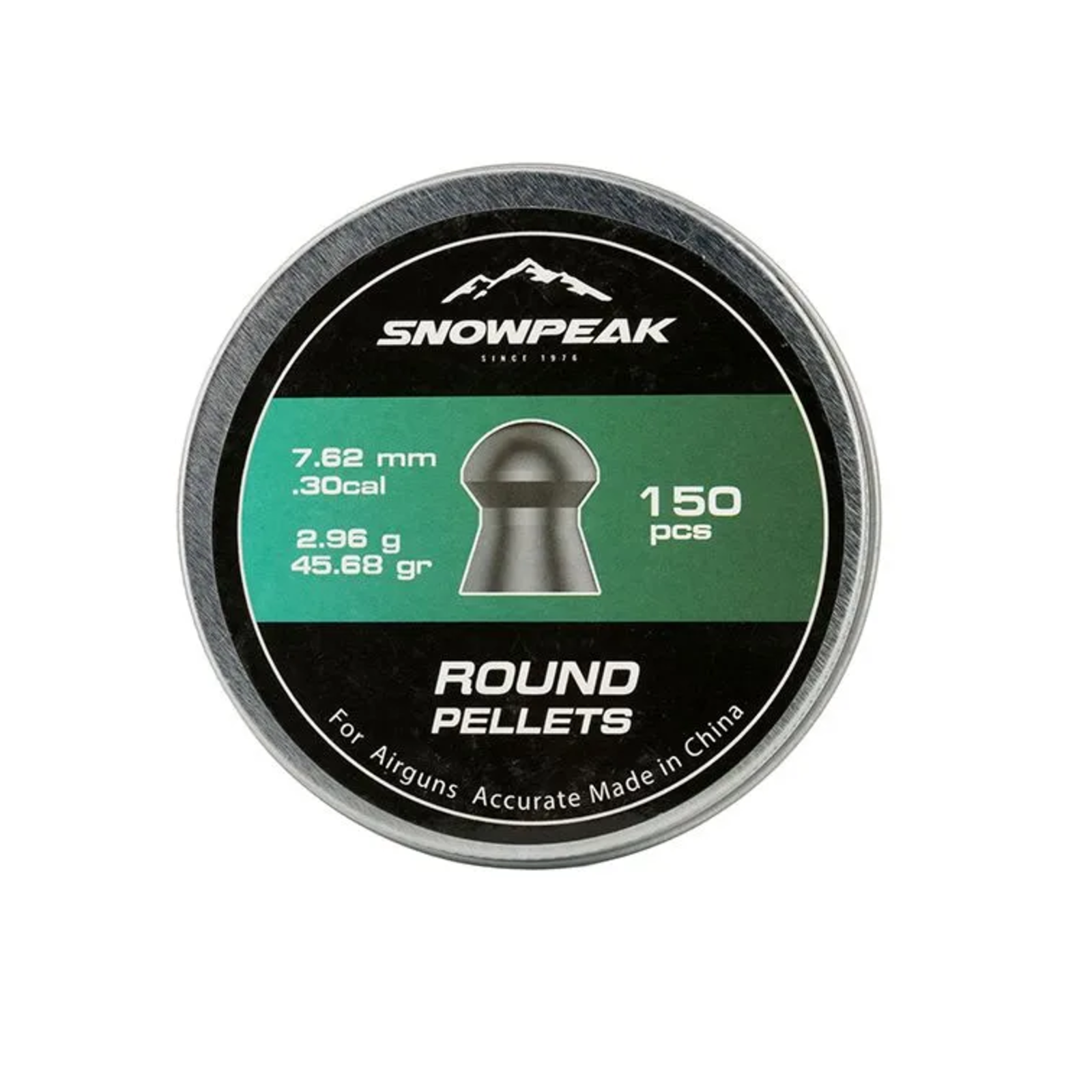 Snowpeak Airguns Round Pellets 7,62mm | 45.68 grain
