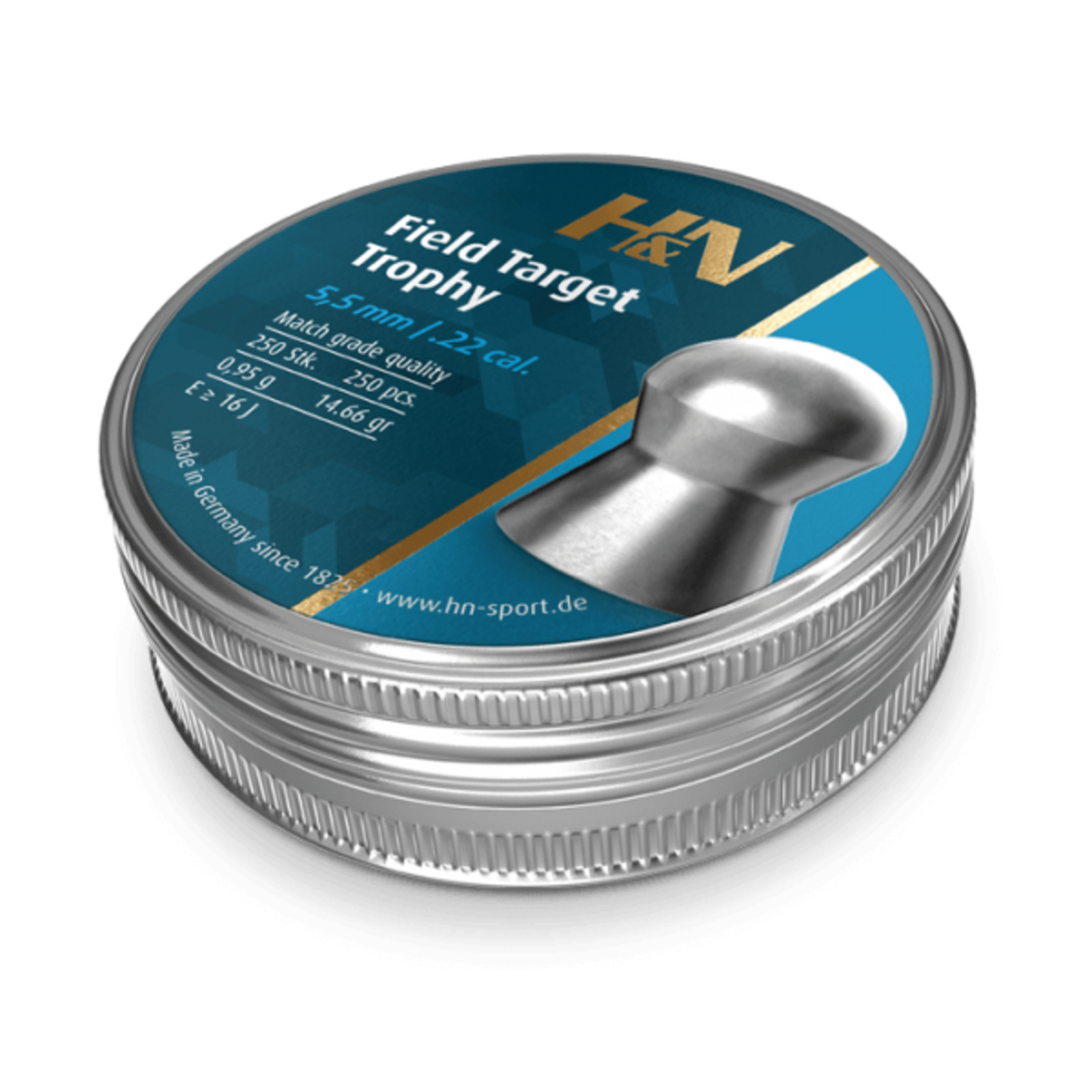 Haendler & Natermann H&N Field Target Trophy 5.5mm (.22) Pellets | 14.66 grains