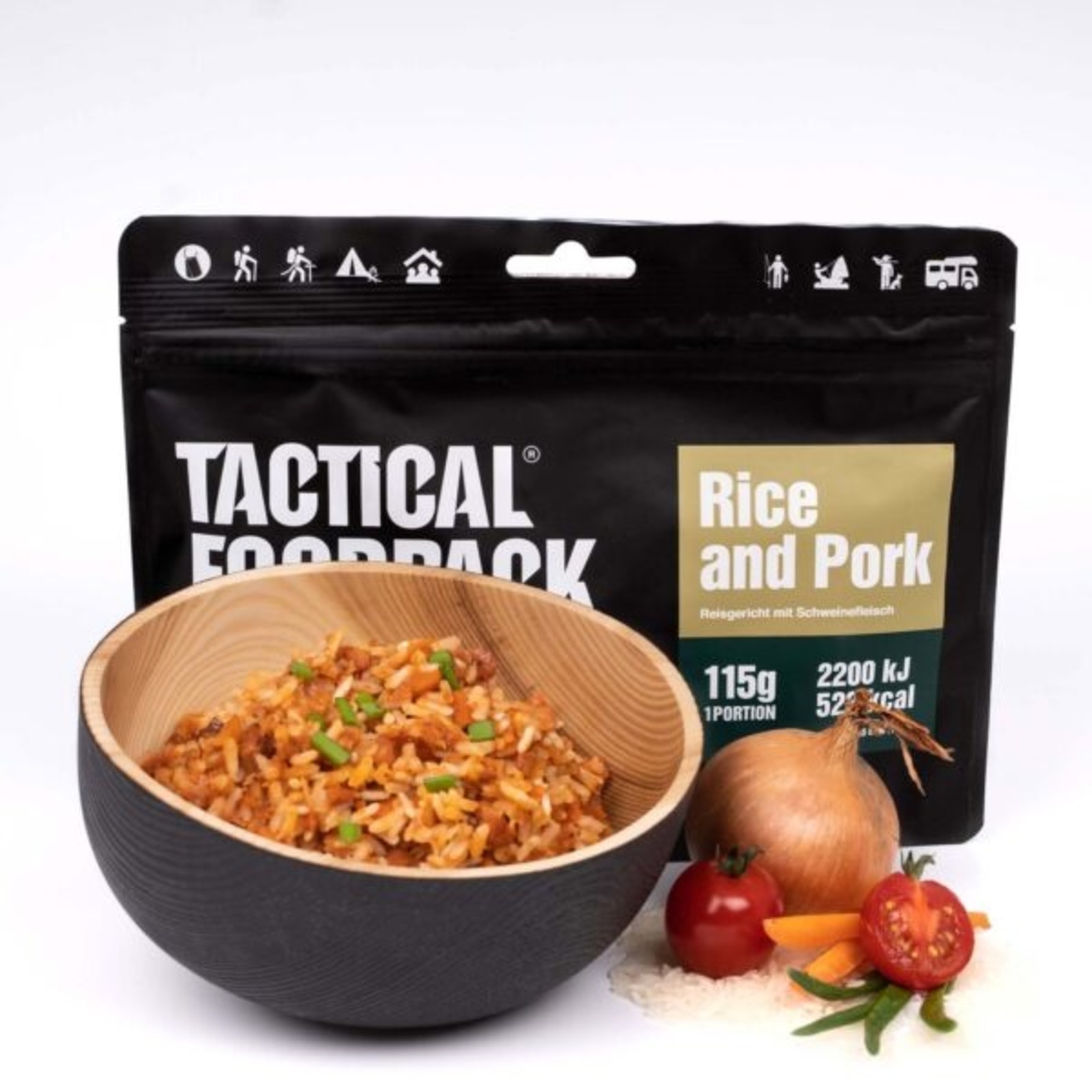 Tactical Foodpack Tactical Foodpack | Rice & Pork 115g