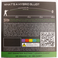 FX Airguns FX Hybrid 9 mm HP 68 grain (.357)