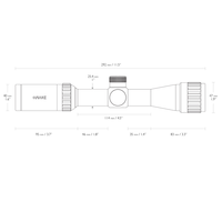 Hawke Vantage 2-7x32 AO Mildot