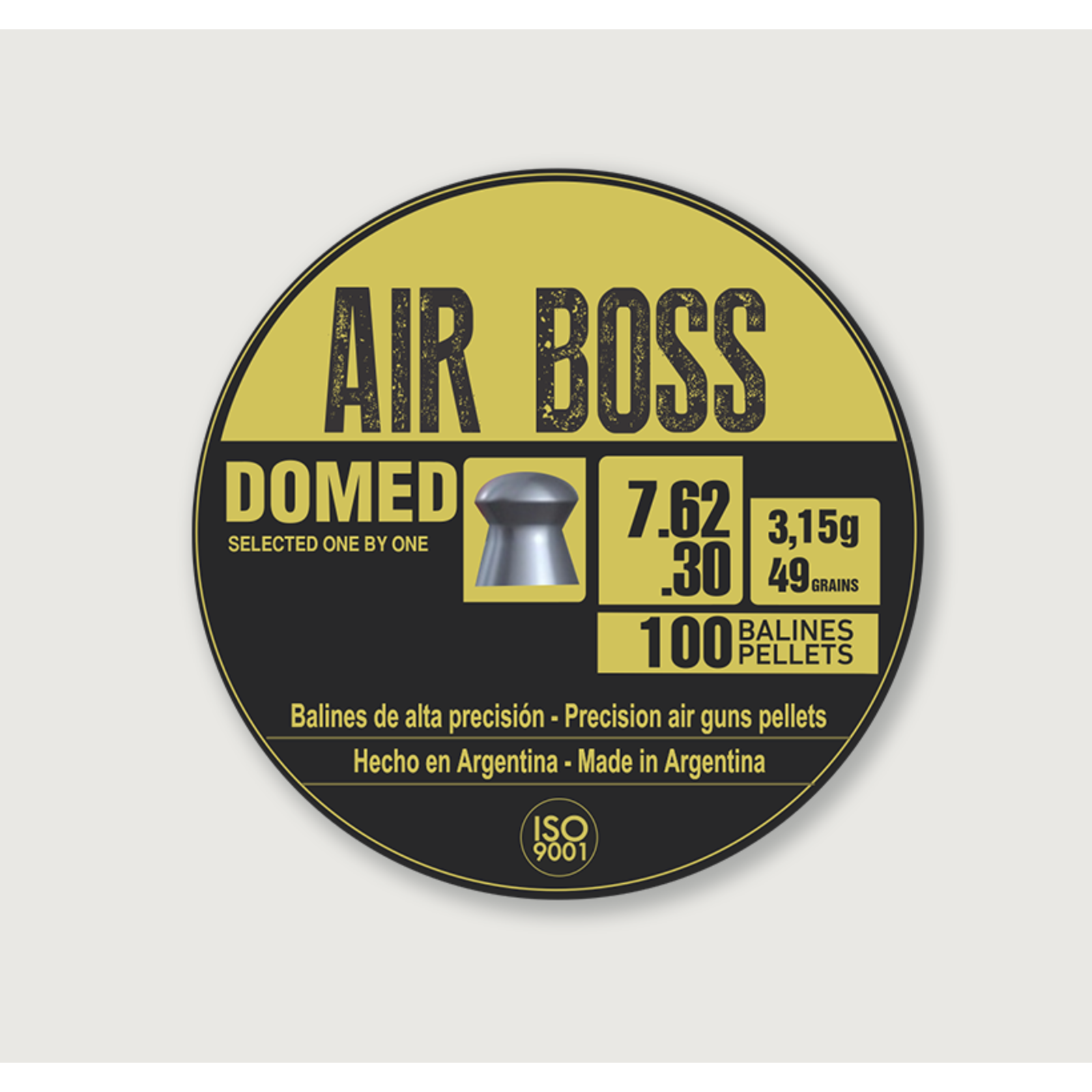 Air Boss Domed Pellets 7.62mm (.30) | 49grains - Airguns Europe