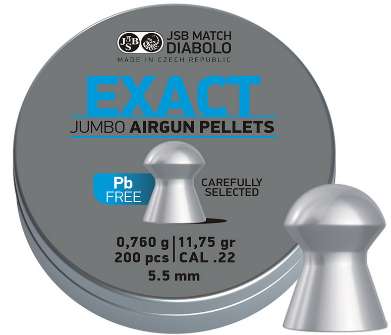thumbnail image 2 of JSB Predator GTO .22 Caliber Pellets - 11.75 Grain, Lead Free - 400 Count (2 Tins Of 200) 2 of 6