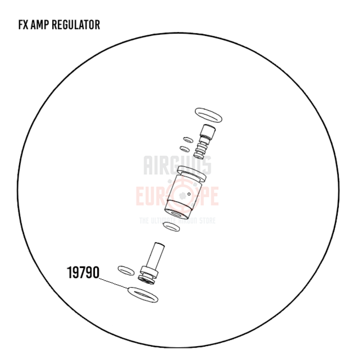 FX 19790 | AMP Regulator int. o-ring
