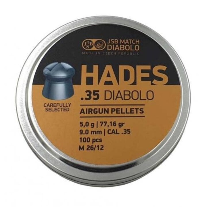 JSB Exact Jumbo Hades 9mm (.35) | 77.16 grains | 100pcs - Airguns