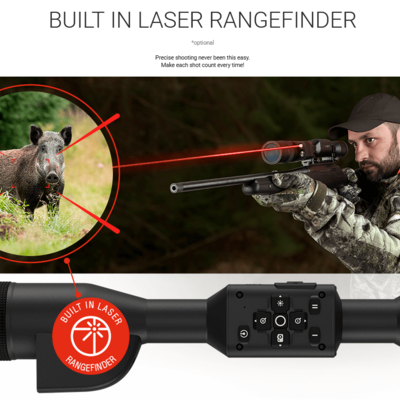 ATN X-Sight 5 LRF Smart Day/Night Hunting Scope X-Trac 5