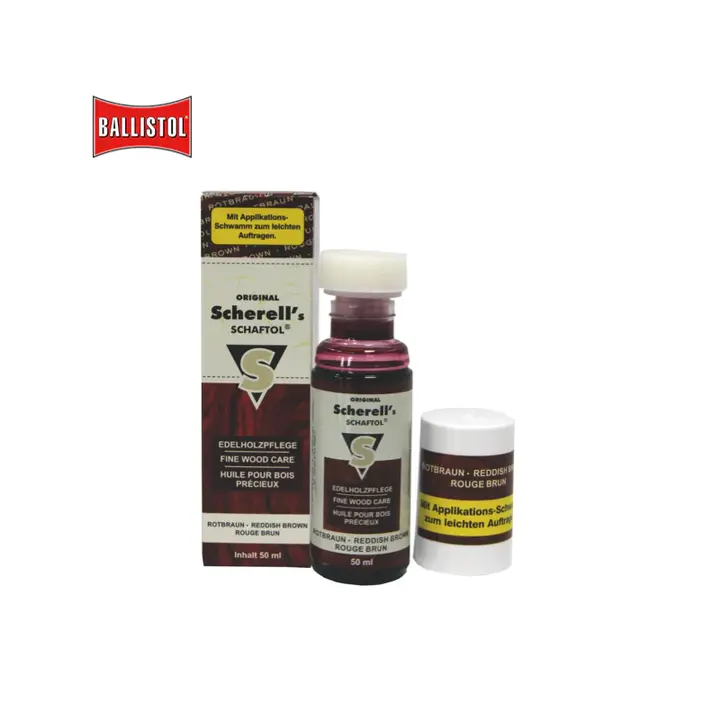 Scherell's Rifle Stock Oil | Reddish Brown