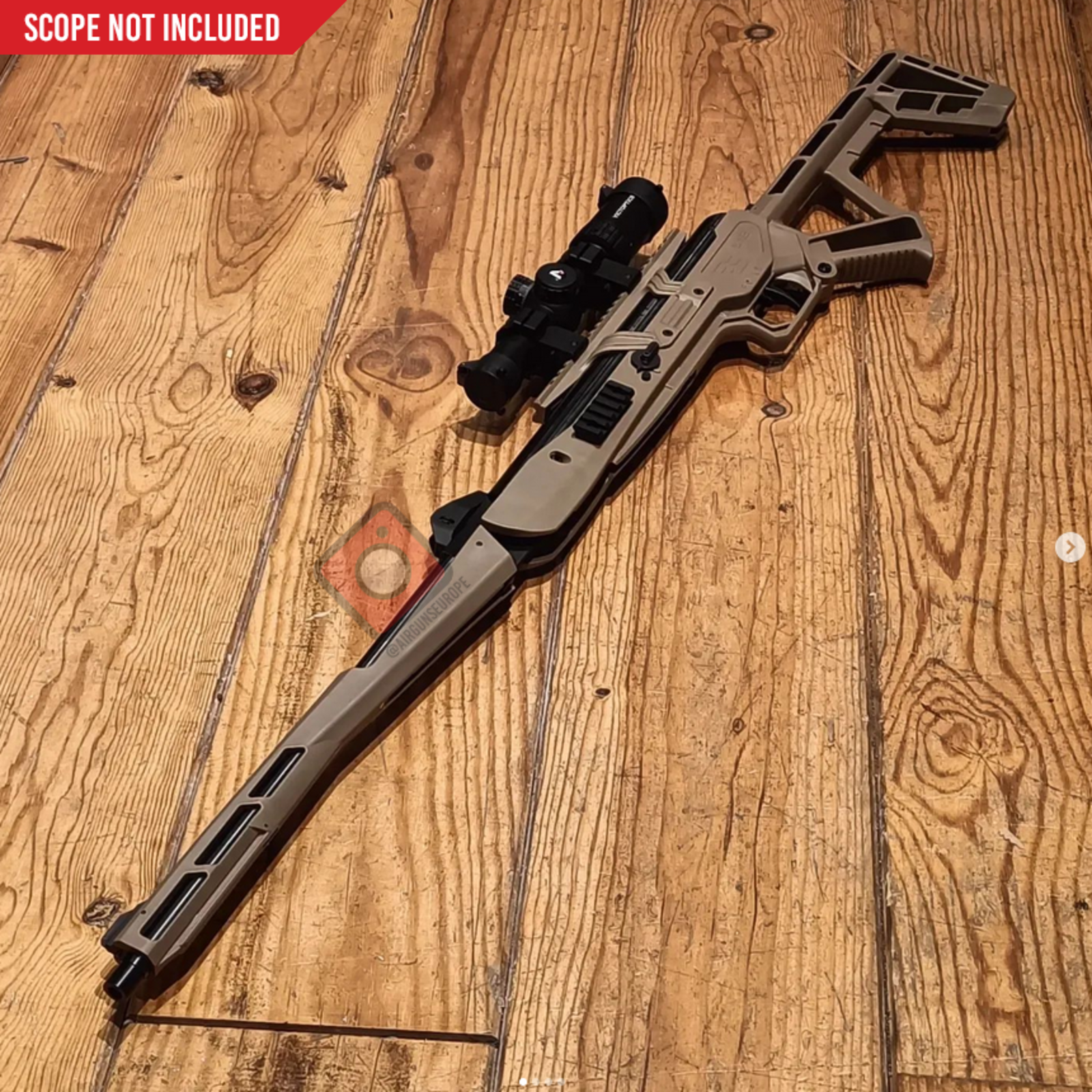 Black Bunker Black Bunker BM8 TAN Thread | 5.5mm (.22) foldable airgun