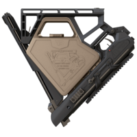 Black Bunker Black Bunker BM8 BLACK Thread | 5.5mm (.22) foldable airgun