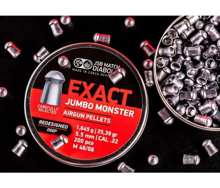 【メーカー包装済】 JSB Jumbo Monster Redesign Deep 5.52mm | 25.39gr - Airguns ミュージシャン