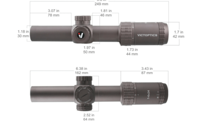 VictOptics S6 1-6x24 VI-CTSIX LPVO | Coyote FDE - Airguns Europe