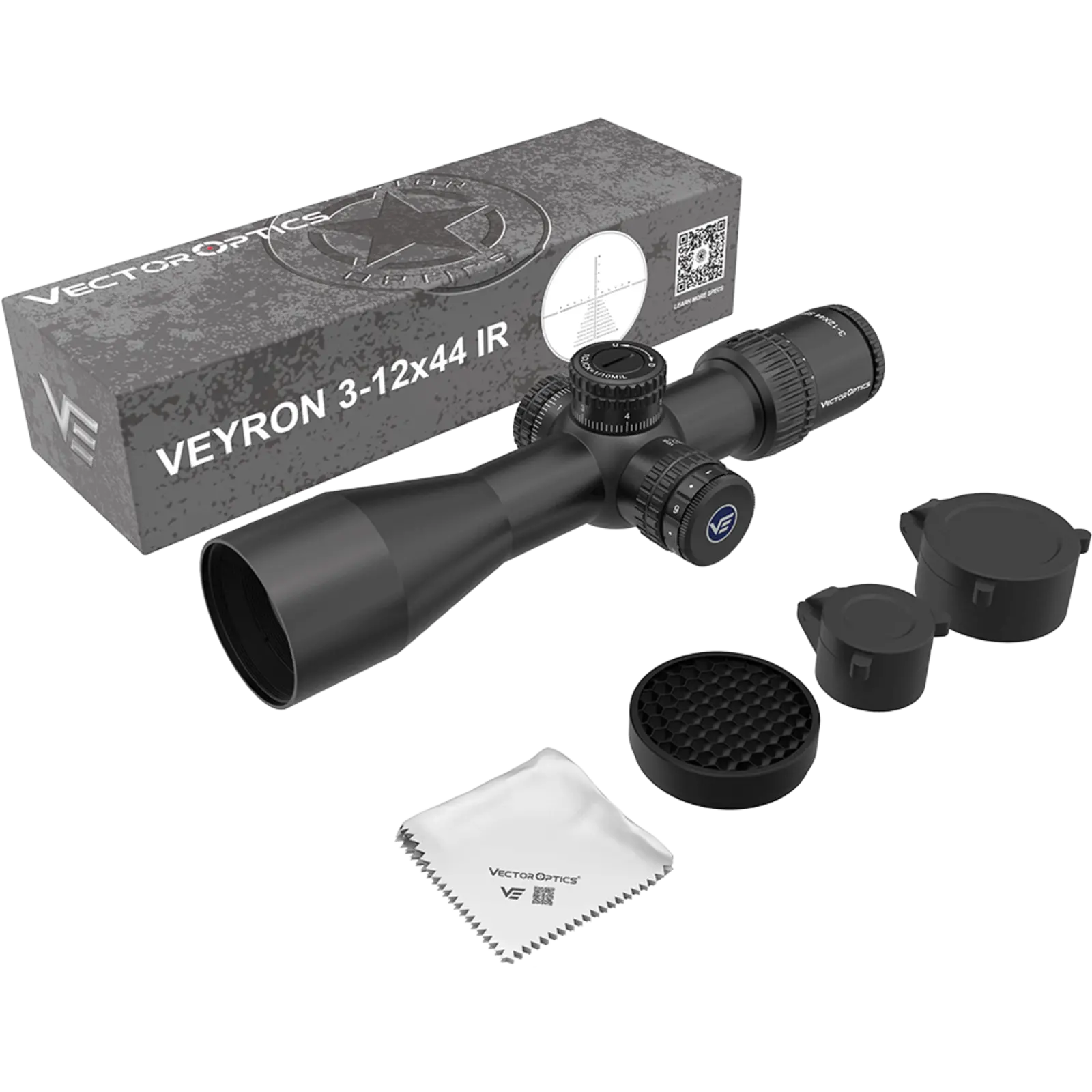 Cannocchiale Vector Optics SCOM-31 Hugo 3-12x44 GT SFP – Mirino Per Caccia E Airsoft