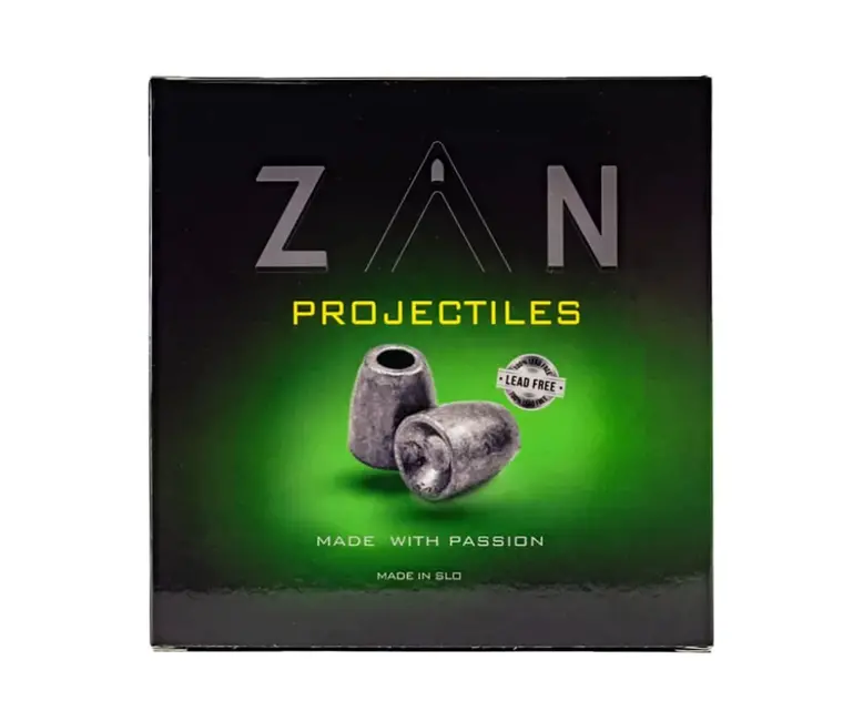 Pallini Per Pistola Ad Aria .22 ZAN Pallini ZAN Calibro 0,22 Per Pistole Ad Aria Compressa - 5,51 Mm (.217) Lumache, 25,5 Gr, Confezione Da 200 - Spedizione Gratis Pallini Aria Compressa L874