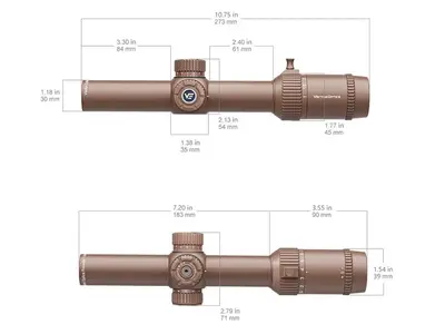 Vector Optics Forester 1-8x24 VFD-3 LPVO FDE - Airguns Europe