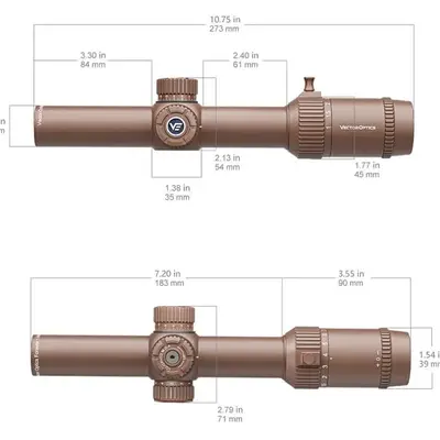 Vector Optics Forester 1-8x24 VFD-3 LPVO FDE - Airguns Europe