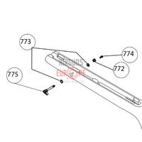 Hatsan Complete stock bolt sling swivel for Hatsan Mod 125 Sniper & Mod 135 QE