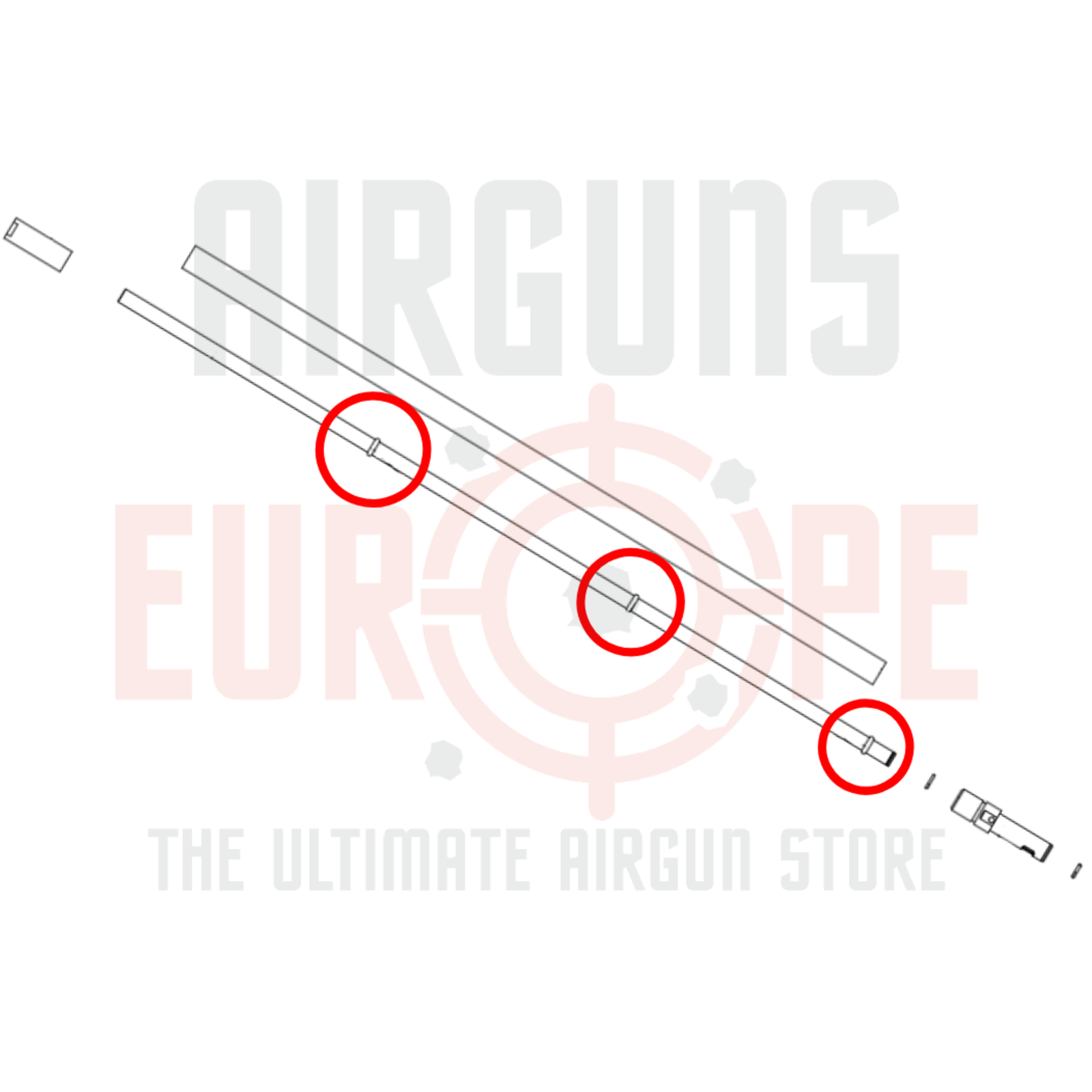 Airguns Europe 3x FX STX Liner o-ring