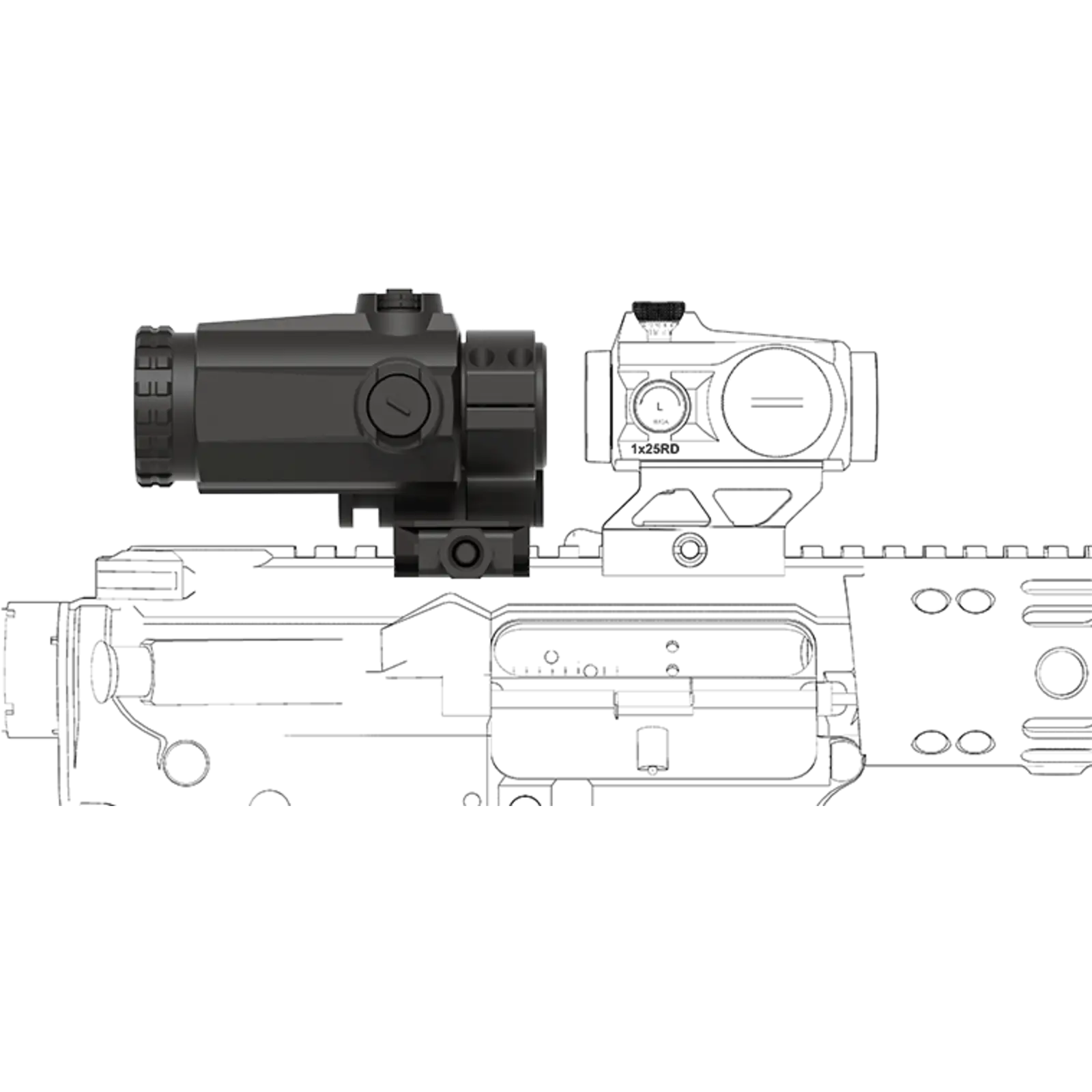 Vector Optics Magnifier Vector Optics Maverick Gen III 3x