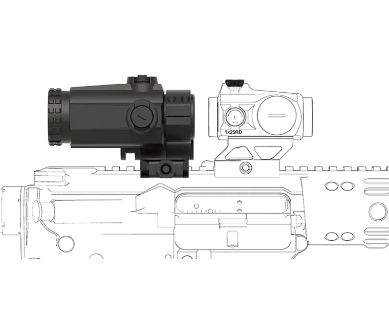 Magnifier Vector Optics Maverick Gen III 3x - Airguns Europe