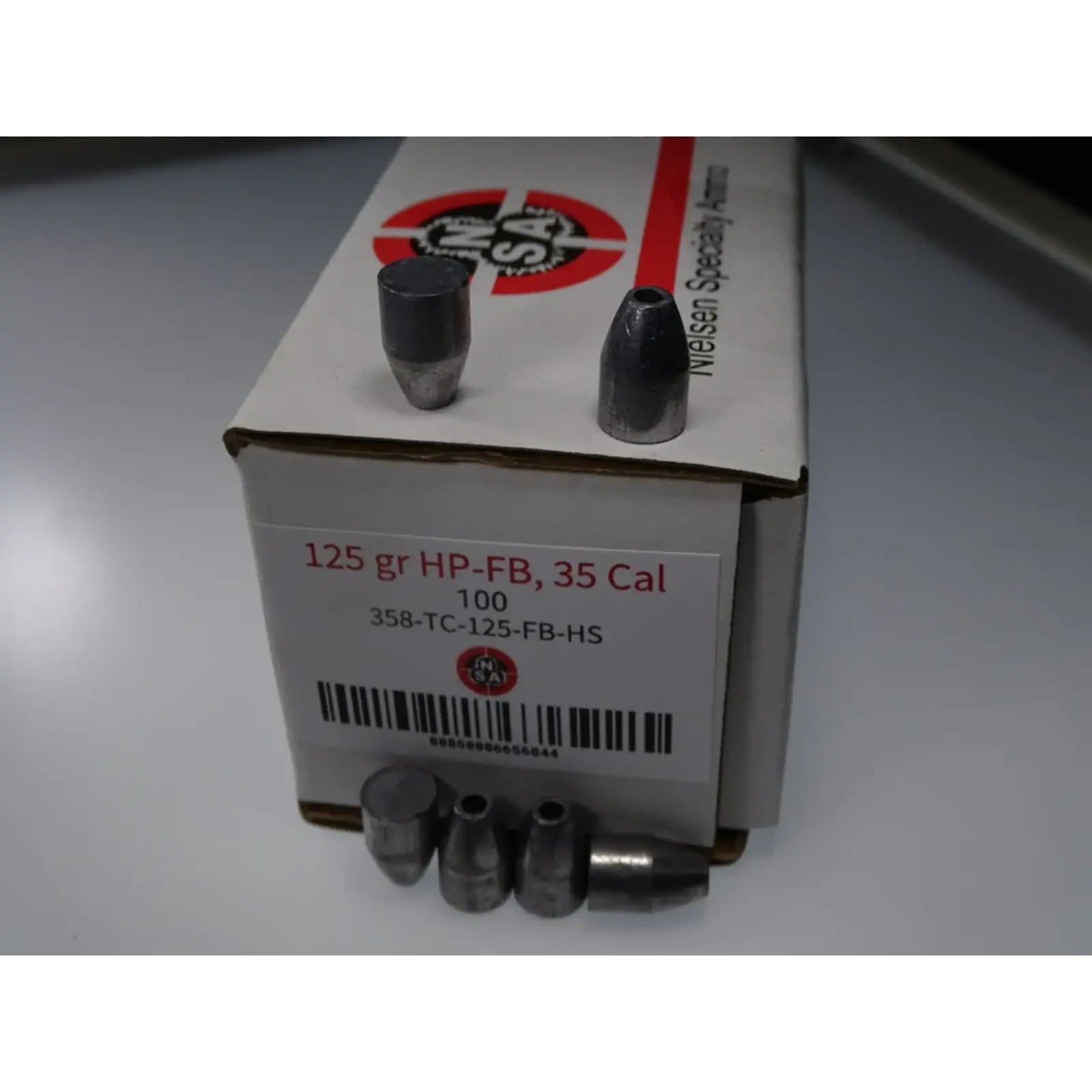 Nielsen Specialty Ammo NSA Hollow point Flat Base slugs 9mm (.357) | 125 grain