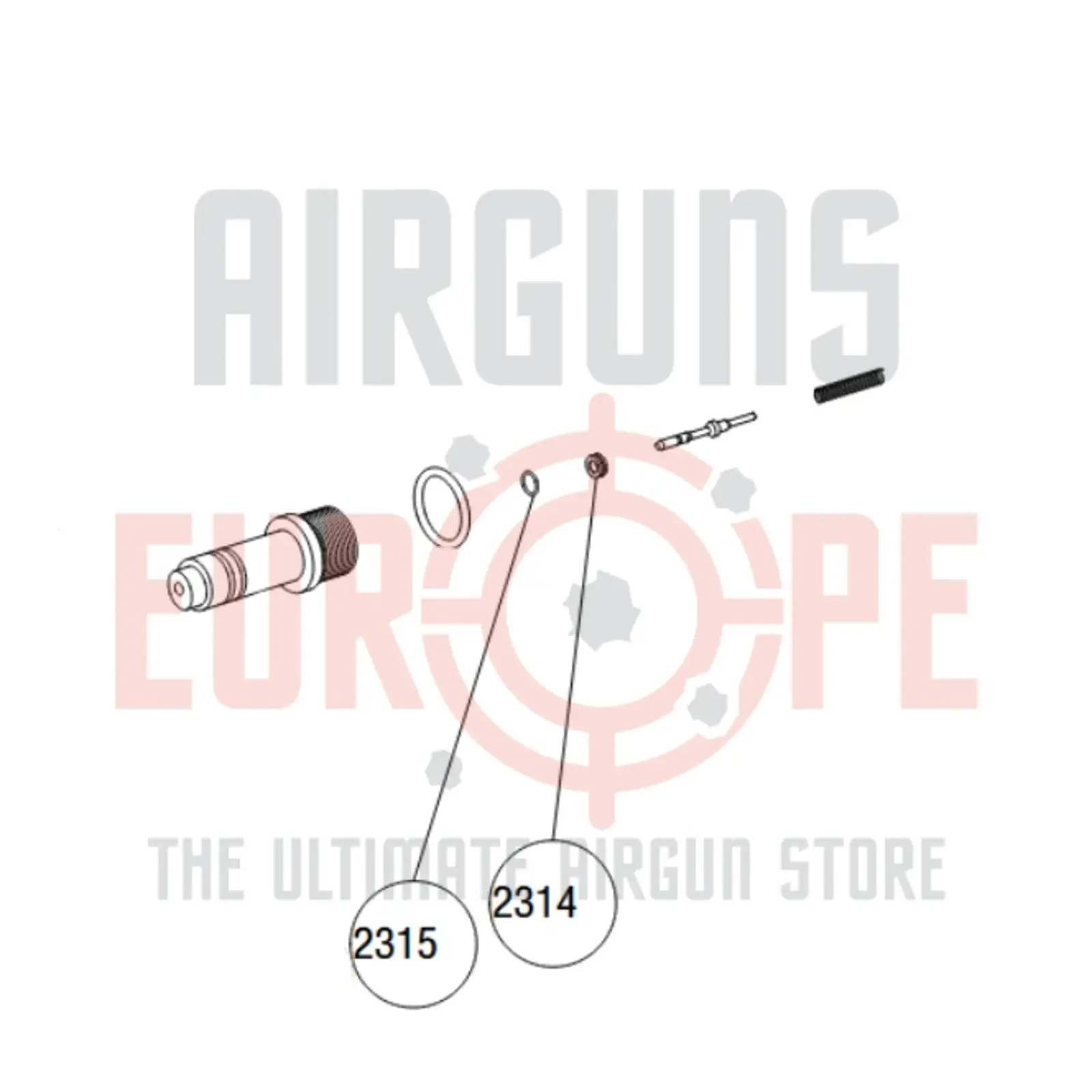 Hatsan Hatsan 2314+2315 | Valve seat AT44/Jet/Blitz/Galatian Auto