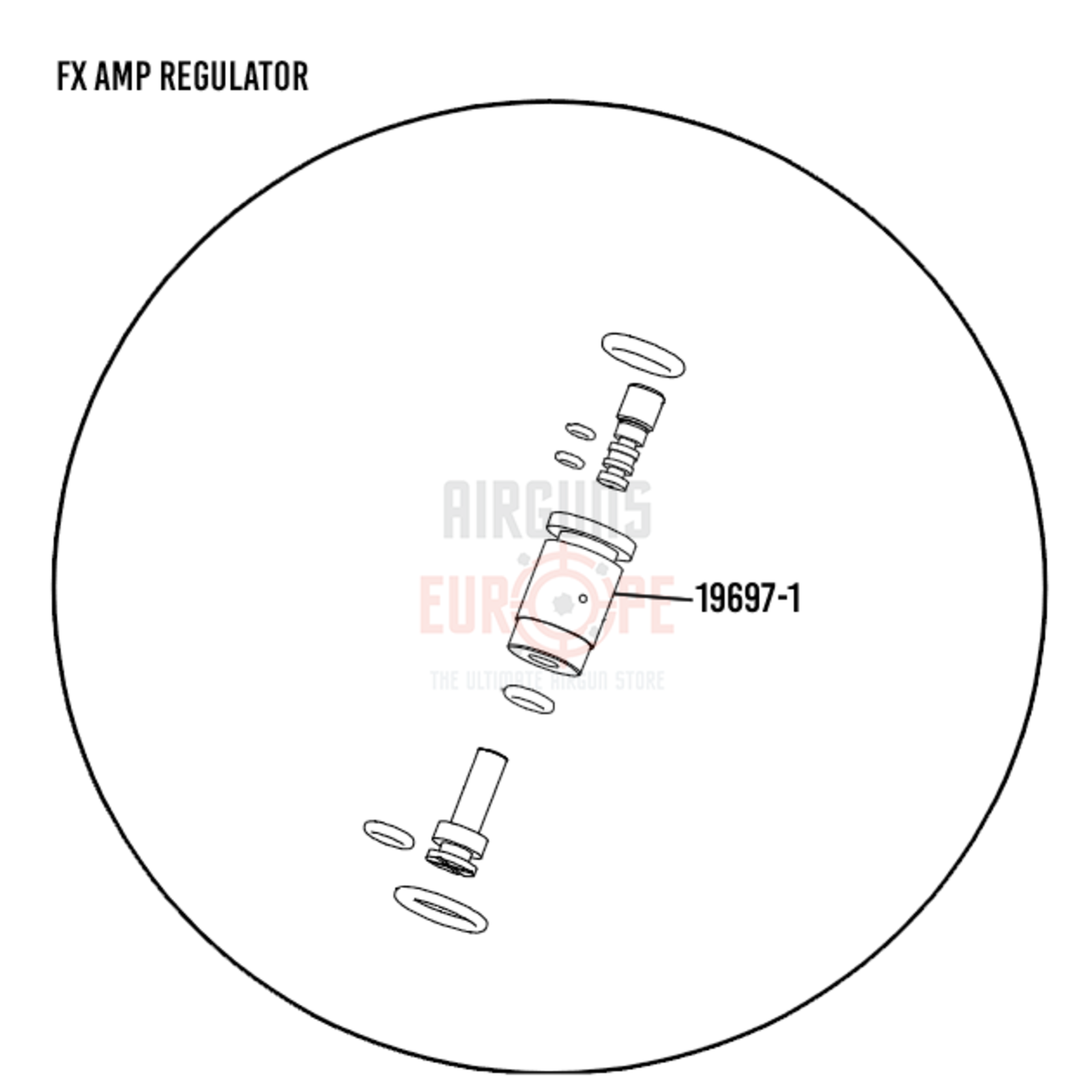 FX Airguns FX 19697-1 | AMP Regulator house