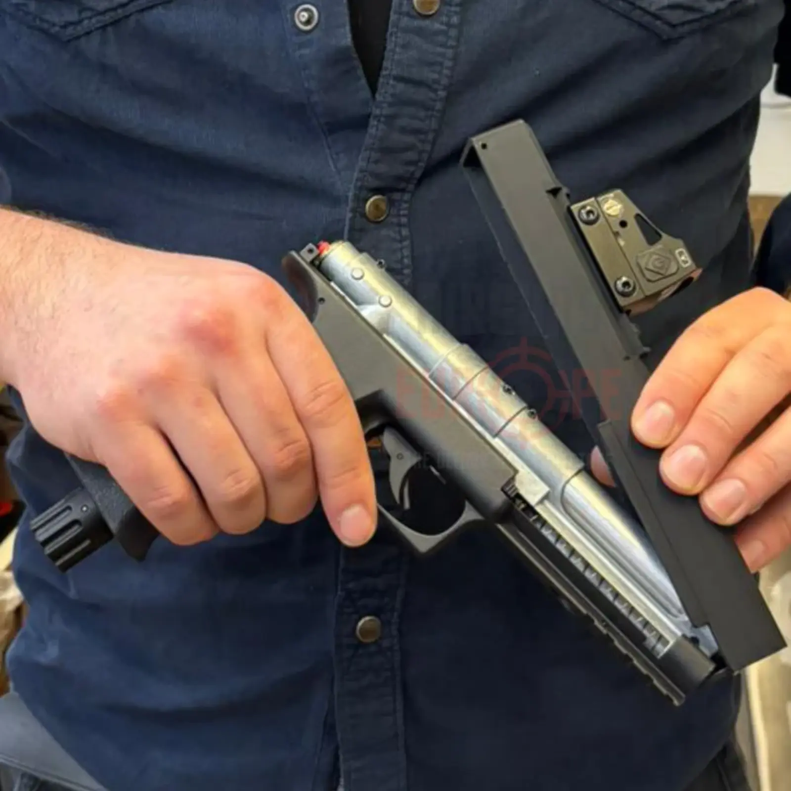 Airguns Europe Optic-ready top cover for Vesta Sentinel PDW50 | Weaver/Picatinny