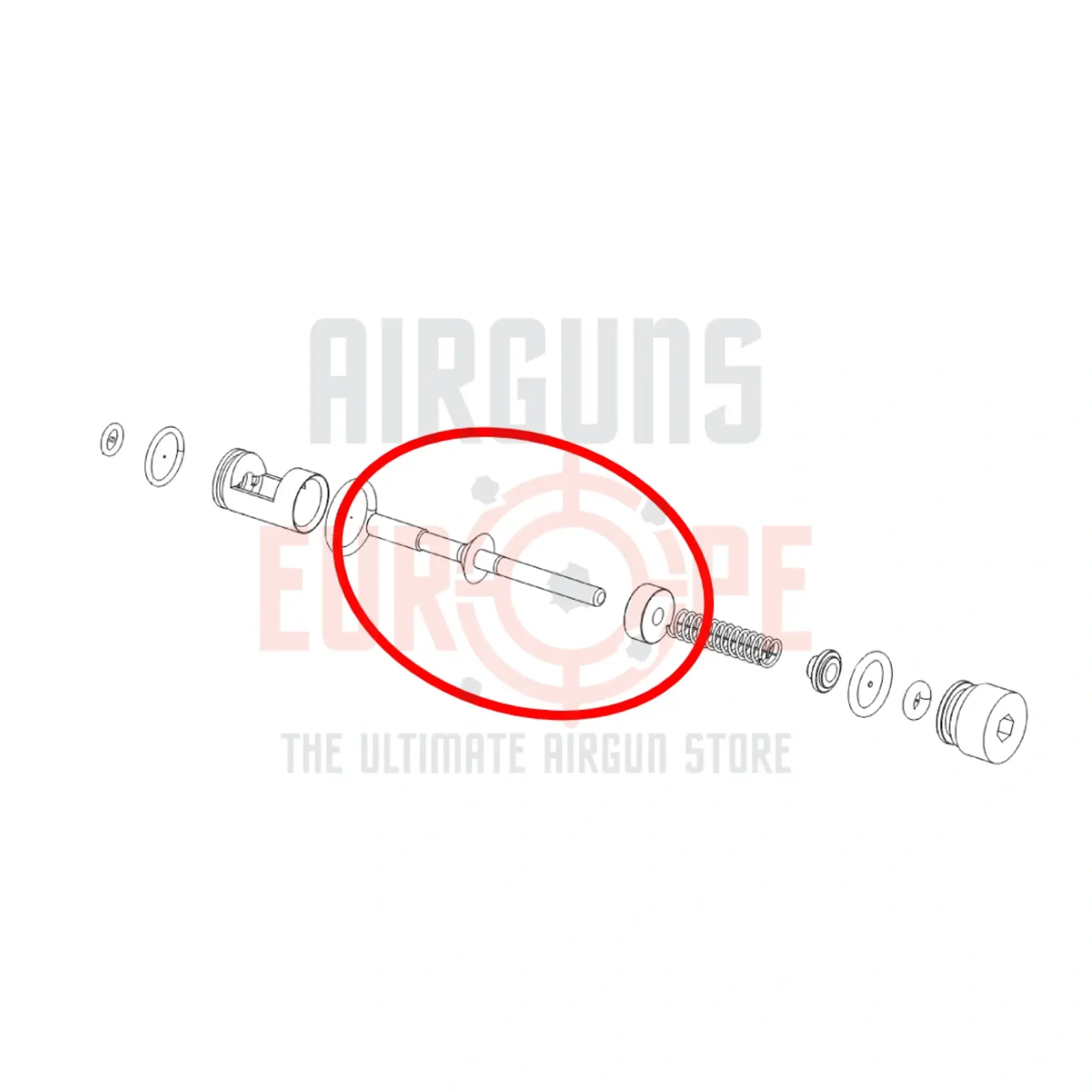 FX Airguns FX 20924C Reinforced Valvepin Dynamic | FX Panthera/King/Dynamic/DRS/Leopard