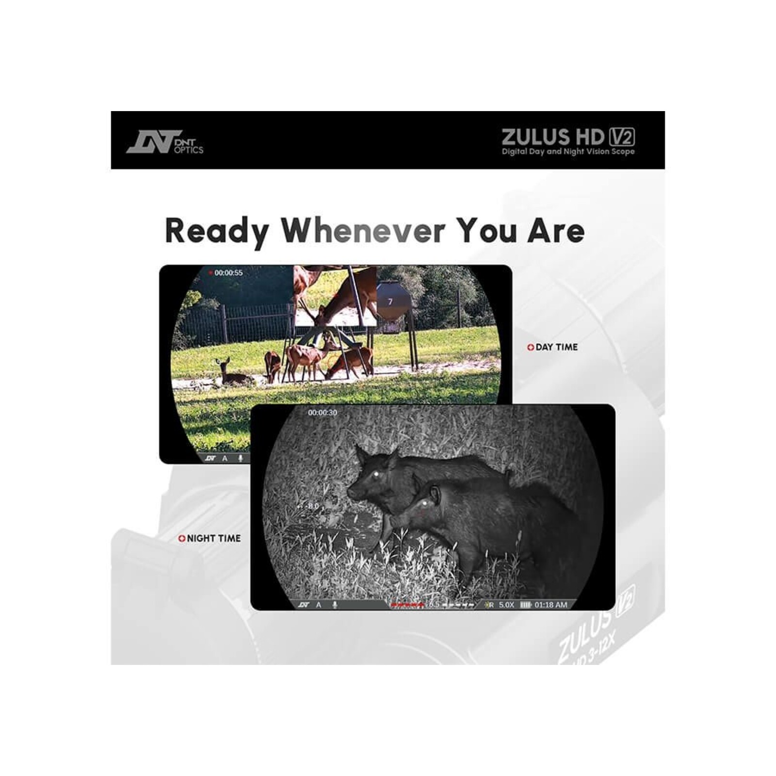 DNT DNT Zulus HD V2 3-12x LRF | Day/Nightvision scope