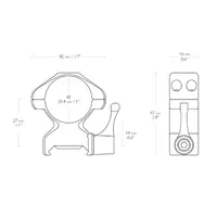 Hawke Precision Steel Mounts QD