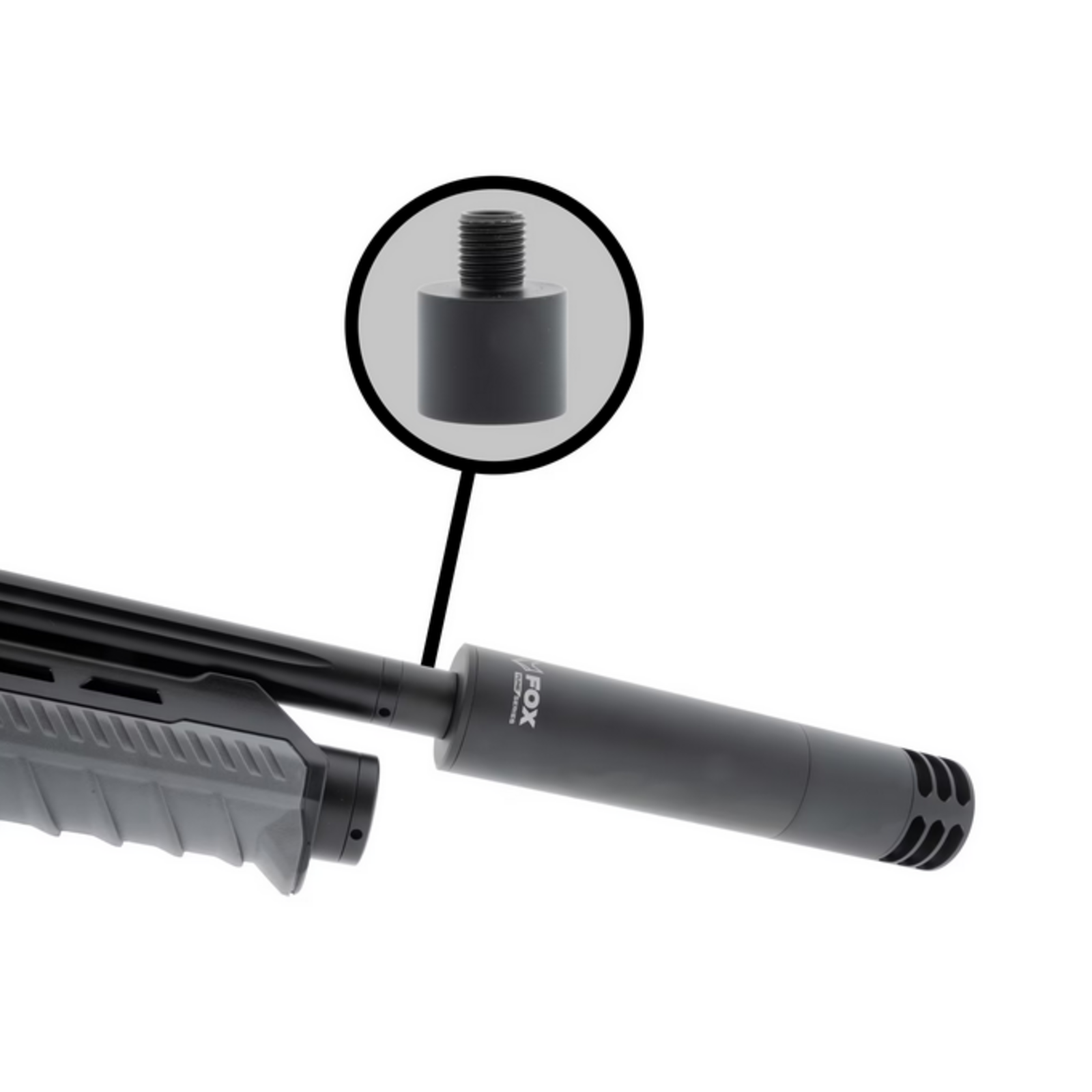 BinTac Thread/Moderator adapter Megalodon  | M14x1-1/2UNF