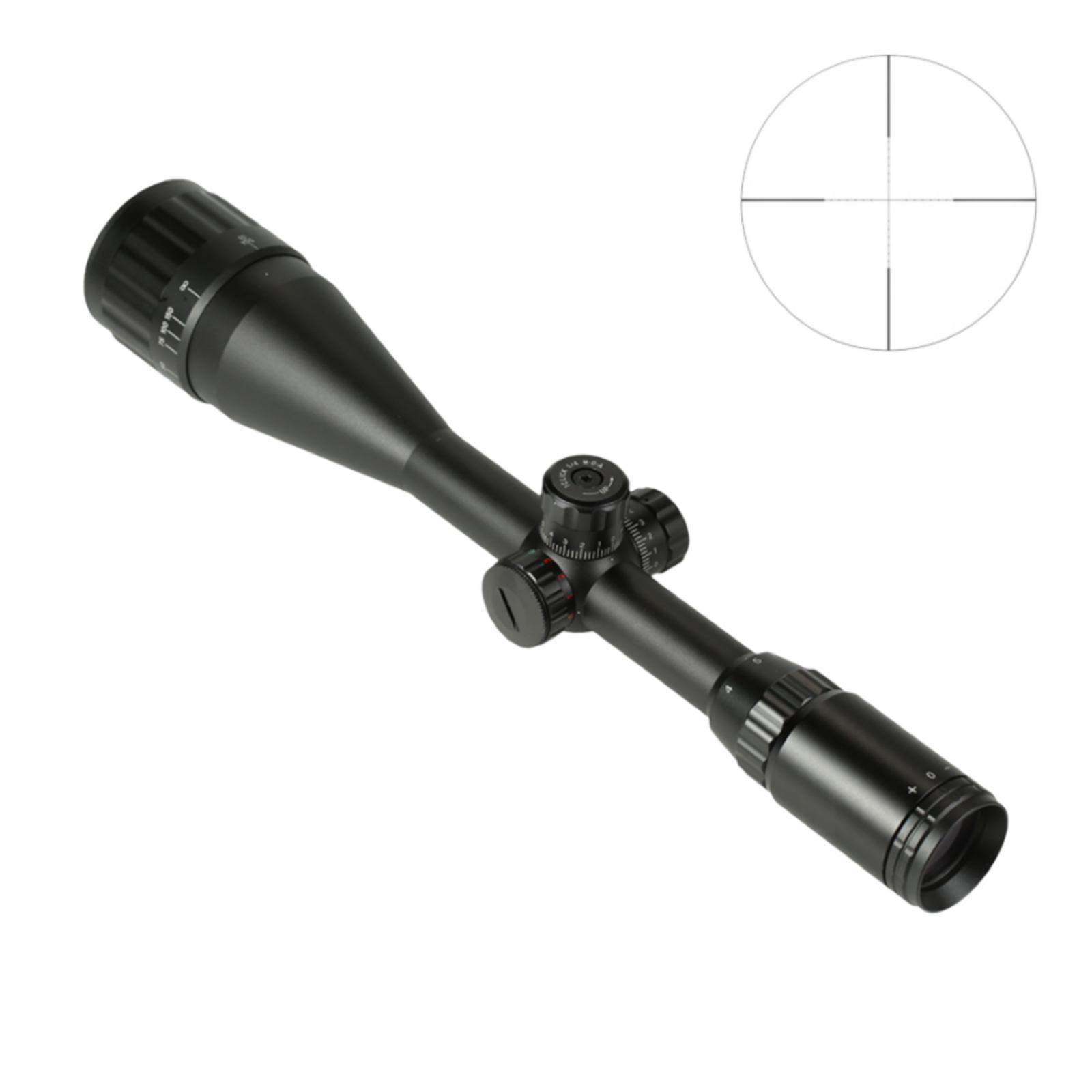 KECK Optics Keck RS Vanguard 4-16x50 AO IR Rifle Scope