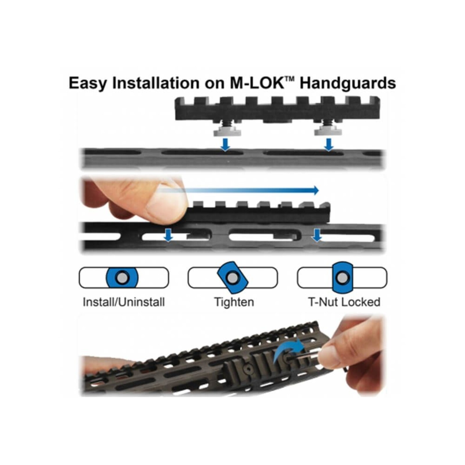 UTG UTG Rail Section 4-slots | M-LOK