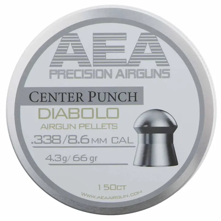 AEA Center Punch Pellets 8.6mm (.338) | 66 gr