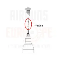 FX Airguns FX7018 Valve pin for FX Bottles