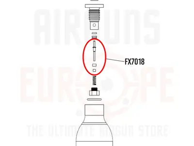 FX7018 Valve pin for FX Bottles - Airguns Europe