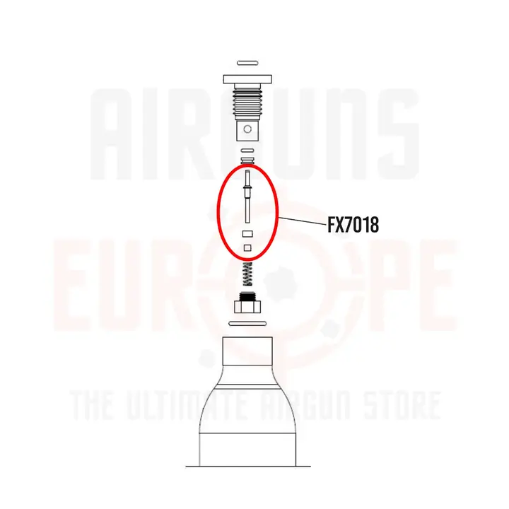 FX7018 Valve pin Airtube