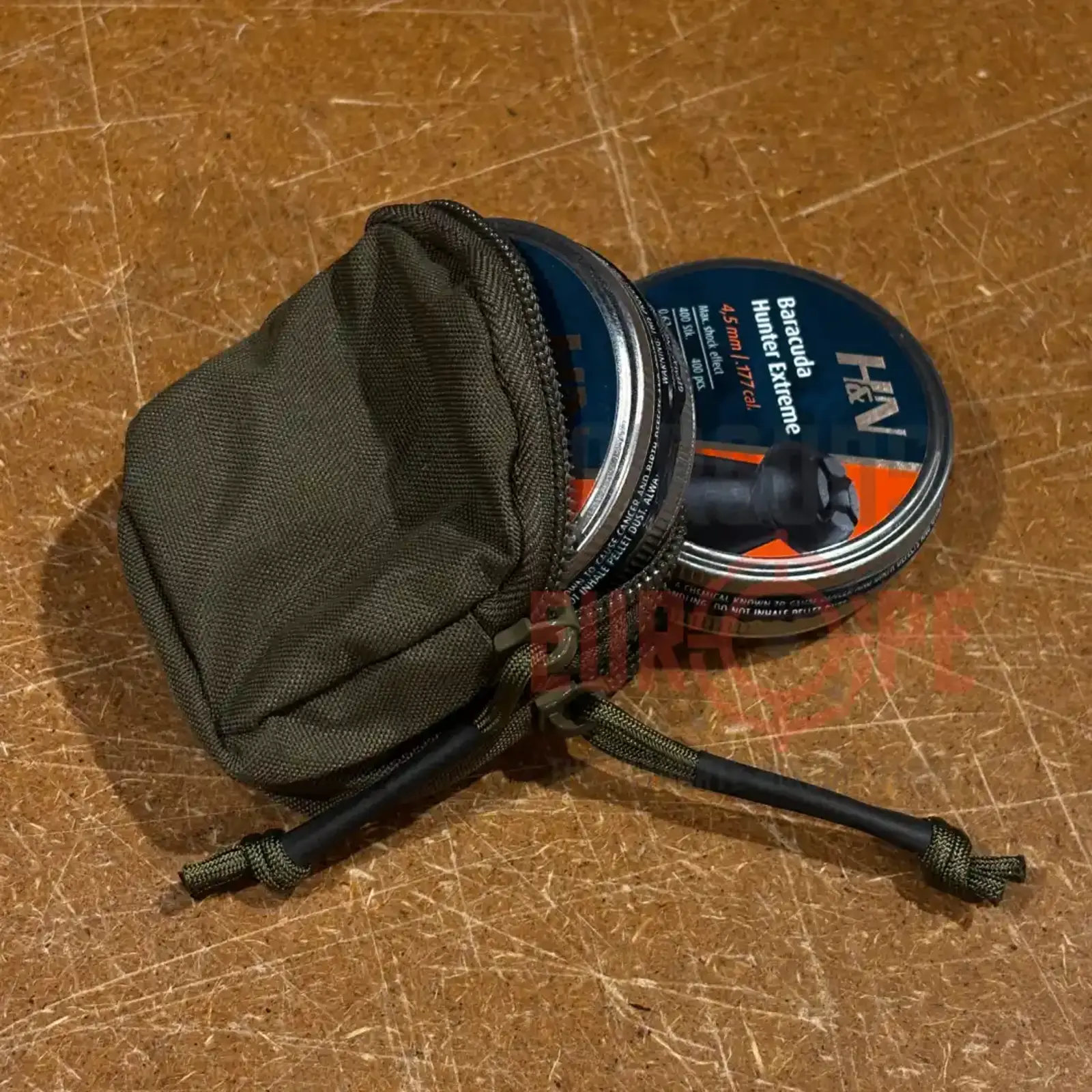 Airguns Europe Double Magazine/pellet pouch with belt loop | 80mm Ø