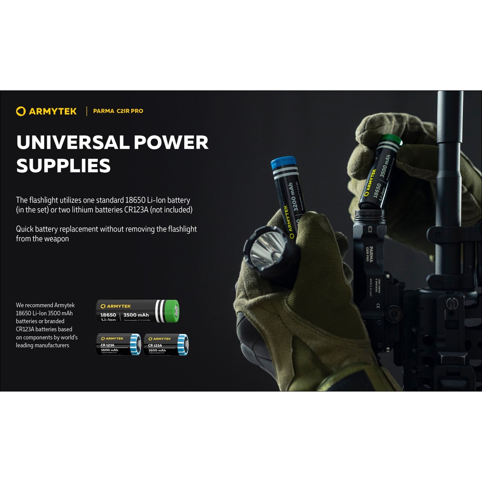 Armytek Armytek Parma C2IR Pro | White light + 940 IR