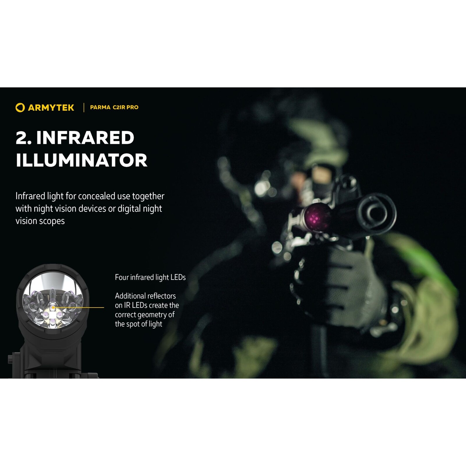 Armytek Armytek Parma C2IR Pro | White light + 940 IR